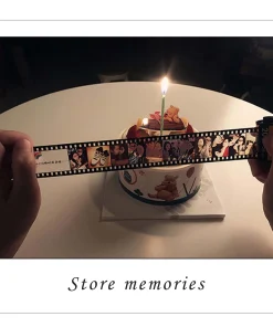 Custom Colorful Camera Roll Keychain