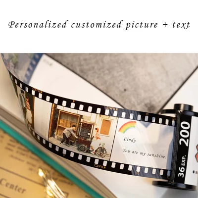 Custom Colorful Camera Roll Keychain