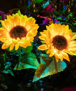 Outdoor Solar Garden Sunflower Lights