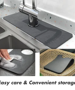 Diatomite Faucet Absorbent Mat