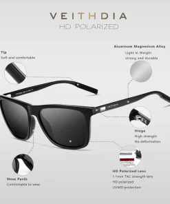 Design Men Polarized Sunglasses