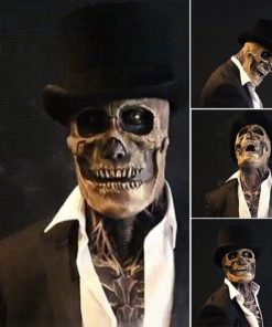 Bare Brain Skull Latex Mask