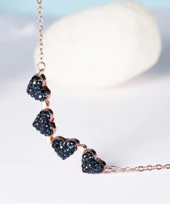 I Love You Roses Bloom Necklace in 100 Languages Gift Set