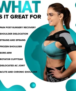 Breathable & Ice Pack Sports Shoulder Pads