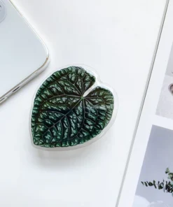 Cute Green Leaves Smartphone Holder