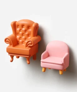 Simulation Sofa Resin Refrigerator Sticker