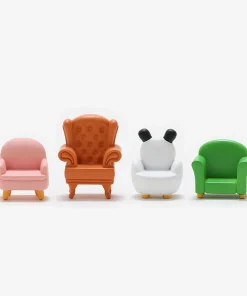 Simulation Sofa Resin Refrigerator Sticker