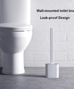 Silicone Toilet Brush and Holder Set