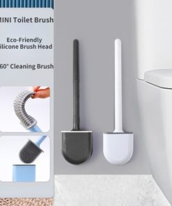 Silicone Toilet Brush and Holder Set