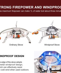 Camping Outdoor Windproof Gas Burner