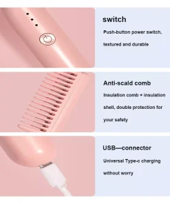 Cordless Hair Straightening Brush