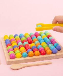 Wooden Board Bead Game