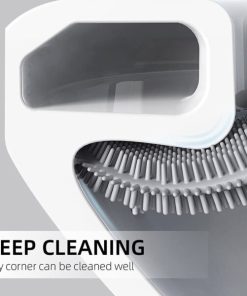 Silicone Toilet Brush and Holder Set