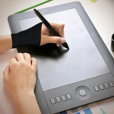 Two Finger Drawing Tablet Glove