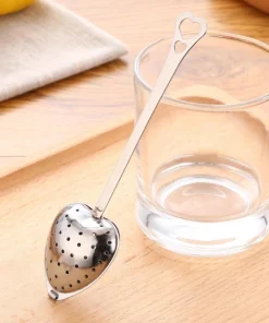 Food Grade Stainless Steel Heart Shaped Tea Infuser
