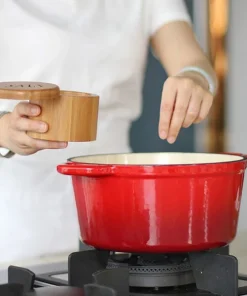 Bamboo Salt Storage Box
