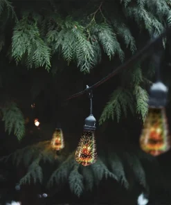 Galaxy 3D Infinity Fireworks Light Bulb