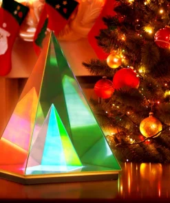Pyramid Acrylic LED Table Lamp