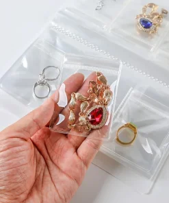Transparent Jewelry Book Organizer Set