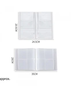 Transparent Jewelry Book Organizer Set