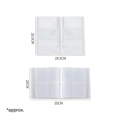 Transparent Jewelry Book Organizer Set