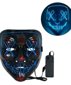 Glowing LED Poppy Masks