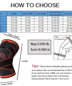 Nylon Sports Knee Pads Strap