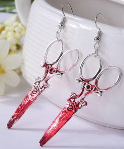 Bloodstained Horror Halloween Earrings
