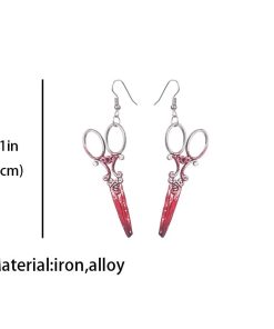 Bloodstained Horror Halloween Earrings