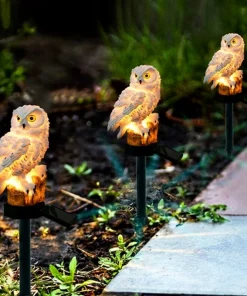 Outdoor Waterproof Parrot Solar Garden Stakes