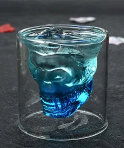 Creative Halloween Crystal Skull Glass
