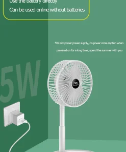 Desktop USB foldable silent electric fan