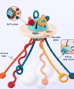 UFO Silicone Pulling Toy