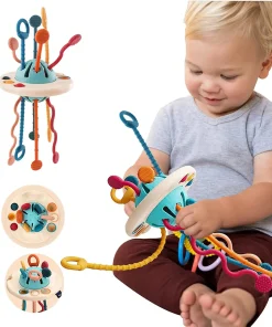 UFO Silicone Pulling Toy