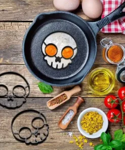 Halloween Silicone Skull Egg Mold