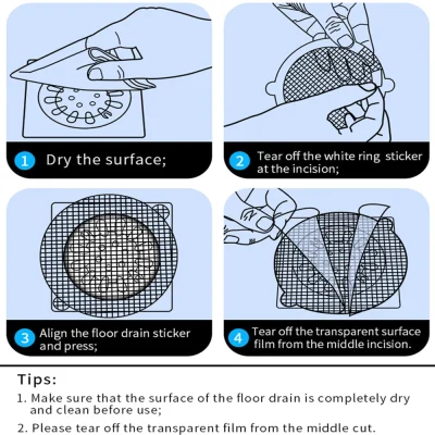 Disposable Shower Drain Hair Catcher