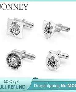 Personalized Crest Cufflinks Photo Cufflinks