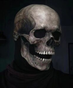Creepy Halloween Human Skull Mask