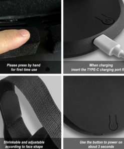 Halloween Gesture Control LED Purge Mask with 50 Patterns