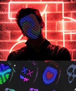 Halloween Gesture Control LED Purge Mask with 50 Patterns