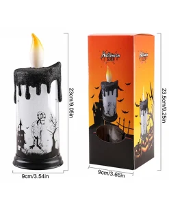 Halloween Flameless Pumpkin Candle Holder