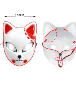 Luminous Line LED Cat Face Mask