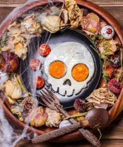 Halloween Silicone Skull Egg Mold