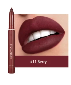 12 Color HANDAIYAN Rotating Sharpenable Matte Lipstick Pencils