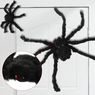 Halloween Glowing Plush Spider