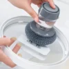 Kitchen Soap Dispensing Palm Brush
