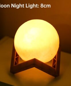 LED 3D Moon Night Light Lamp