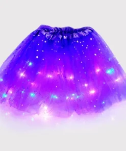 LED Princess Halloween Shiny Skirt