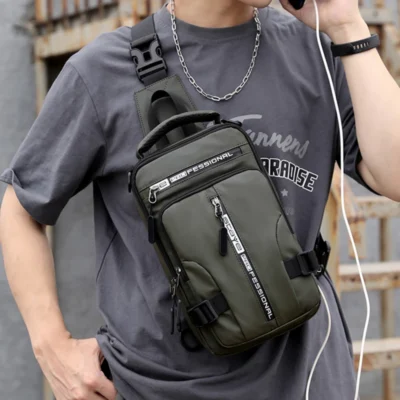 Men’s Multifunctional Anti Theft Crossbody Bags