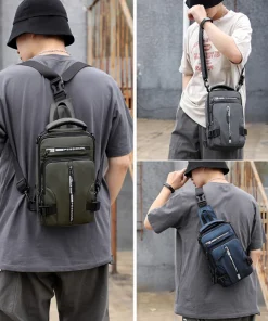 Men’s Multifunctional Anti Theft Crossbody Bags